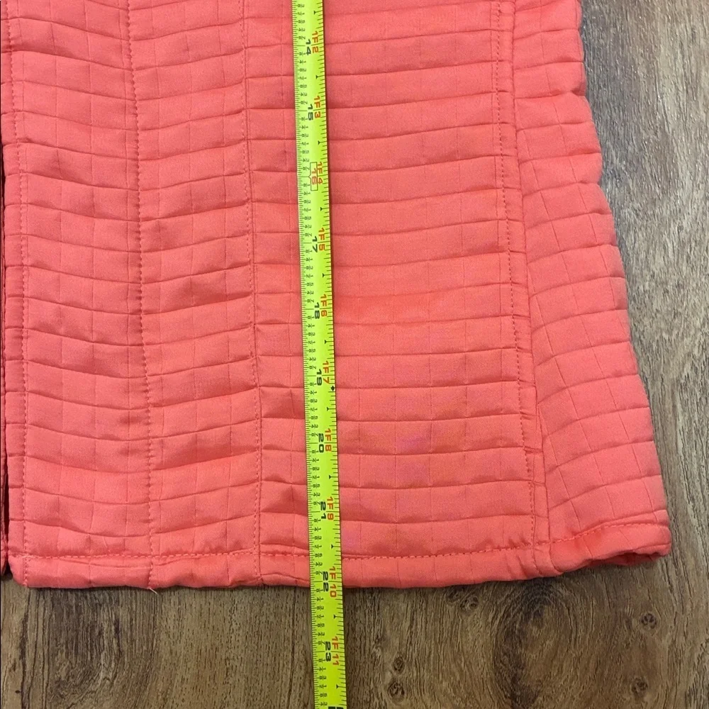 Robert Louis Coral Quilted Jacket Long Sleeves Cuffed Vintage Great Condition